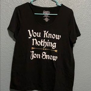 Black Game of Thrones T-shirt